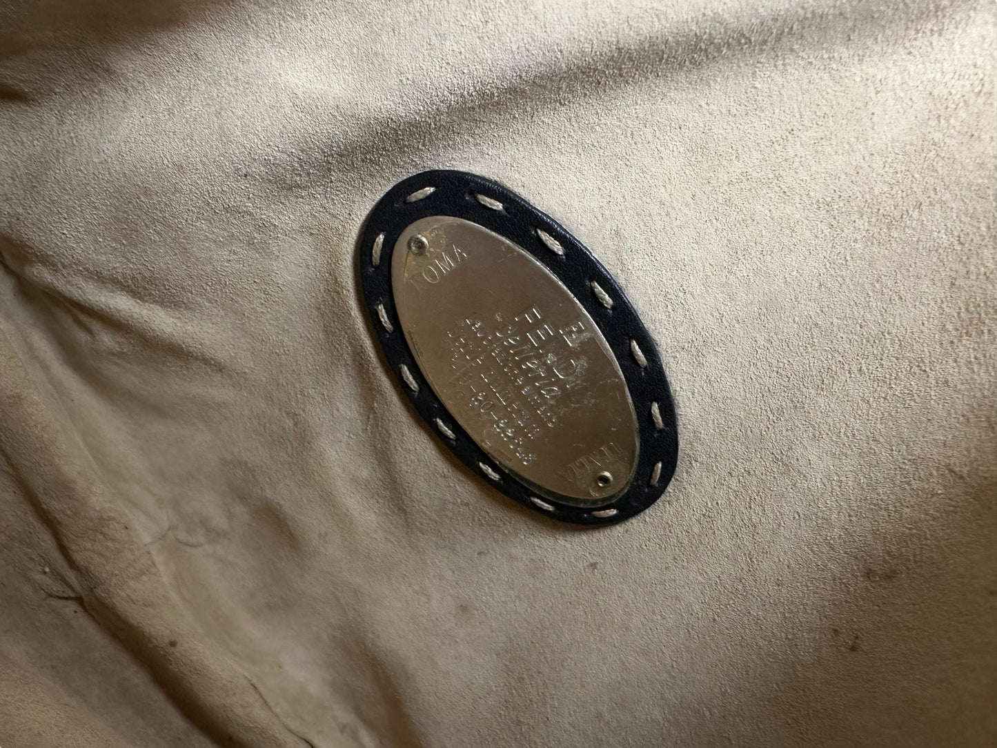 Fendi Limited Edition Selleria Leather Small Wave Hobo