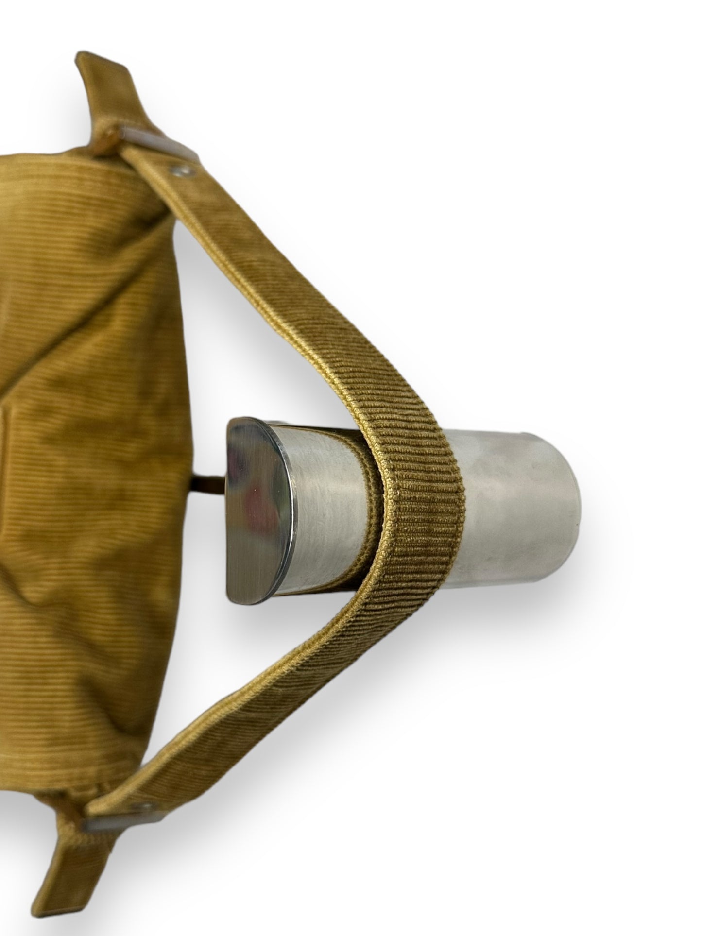 Fendi Beige Corduroy Baguette