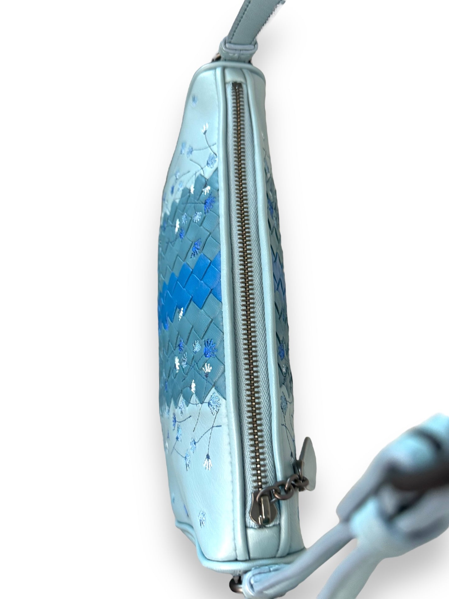 Bottega Veneta Vintage Floral Embroidered Baguette