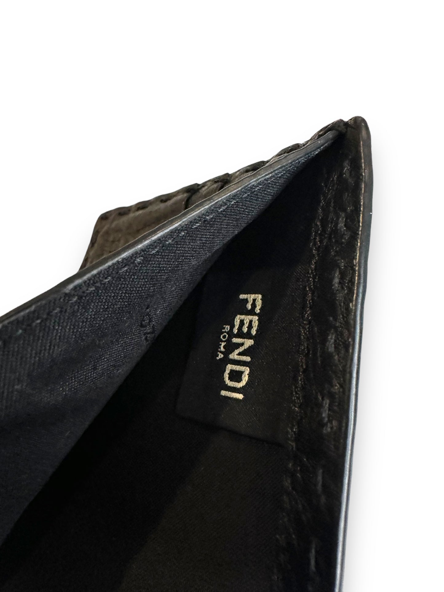 Fendi Selleria Leather Bi-Fold Wallet