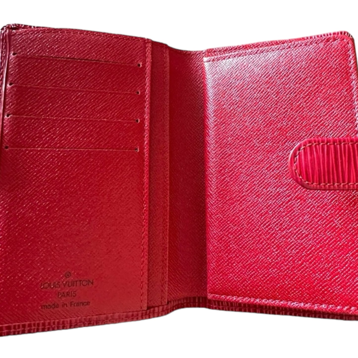 Louis Vuitton Red Epi Wallet