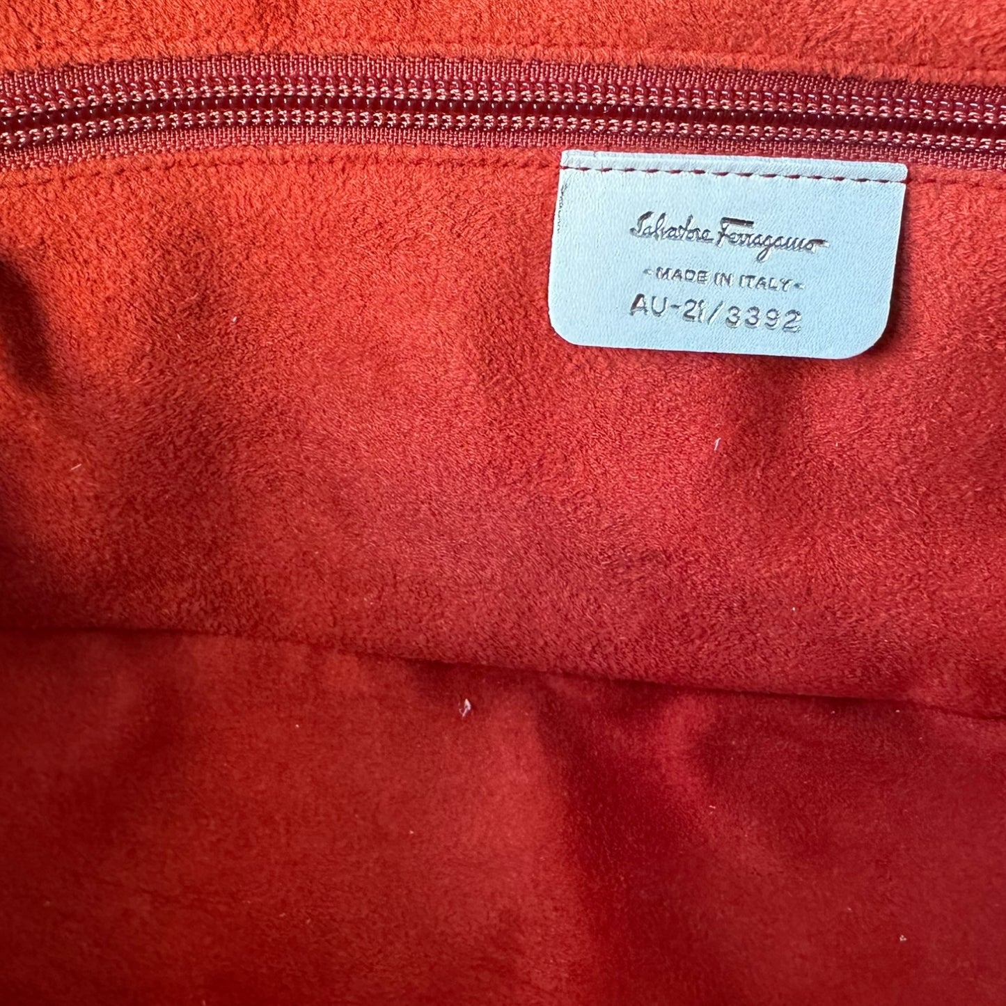 Salvatore Ferragamo Multicolor Woven Leather Handbag