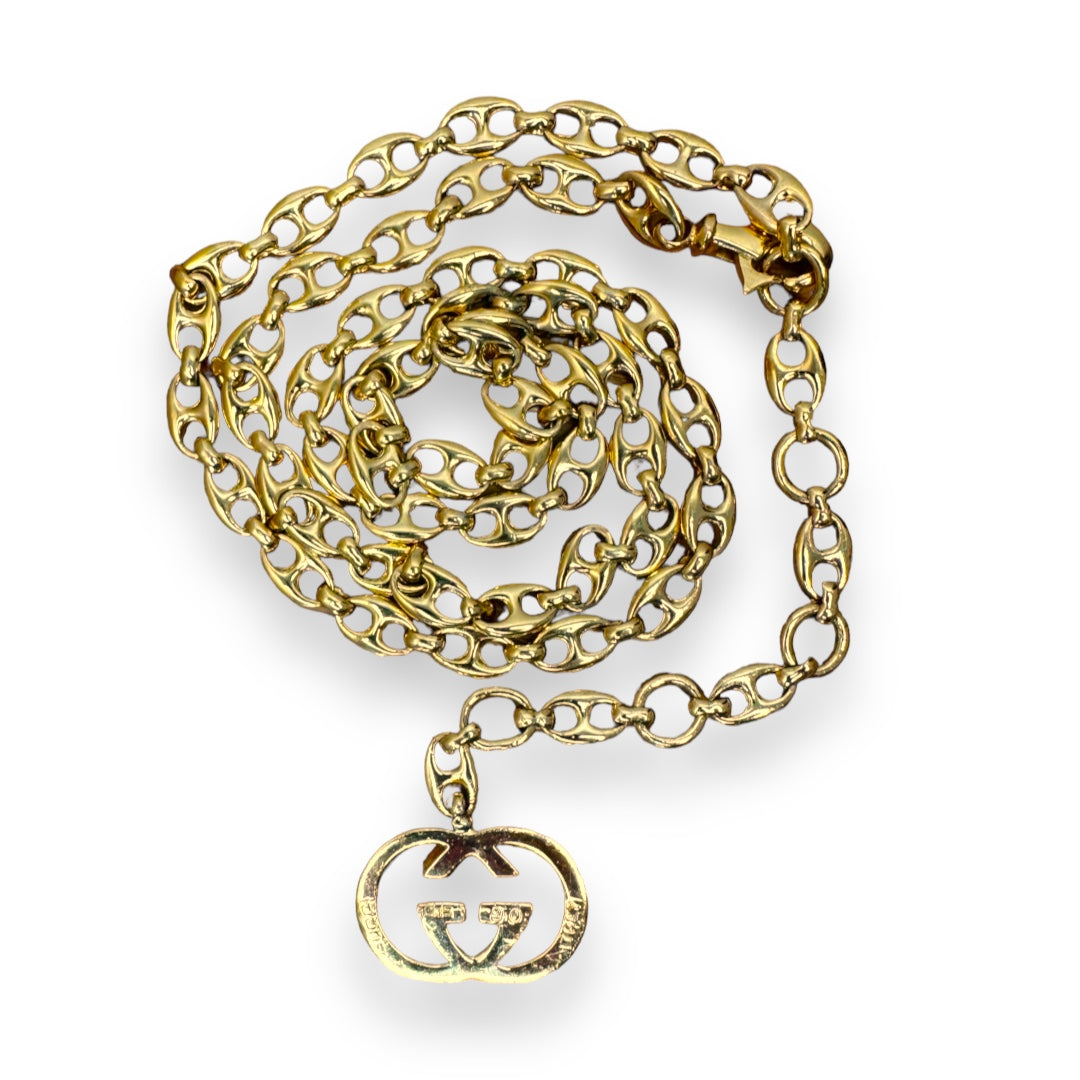 Gucci Vintage Mariner Link Chain Belt