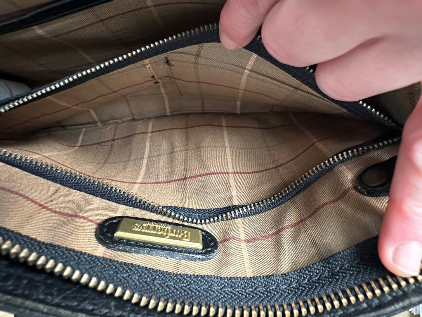 Burberry Vintage Leather Clutch