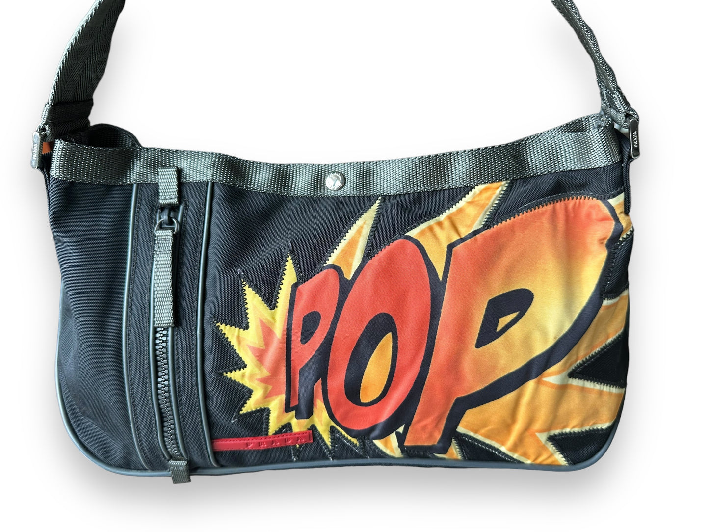 Prada Pop Comic Tessuto Nylon Shoulder Bag
