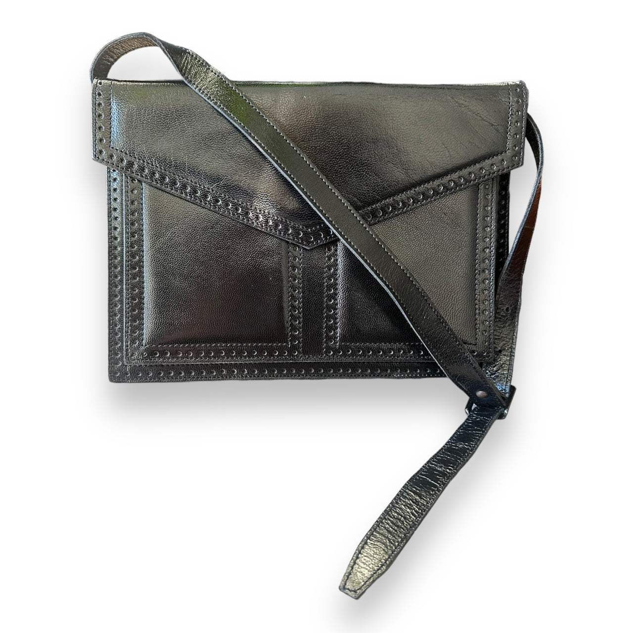 YSL Vintage Leather Shoulder Bag