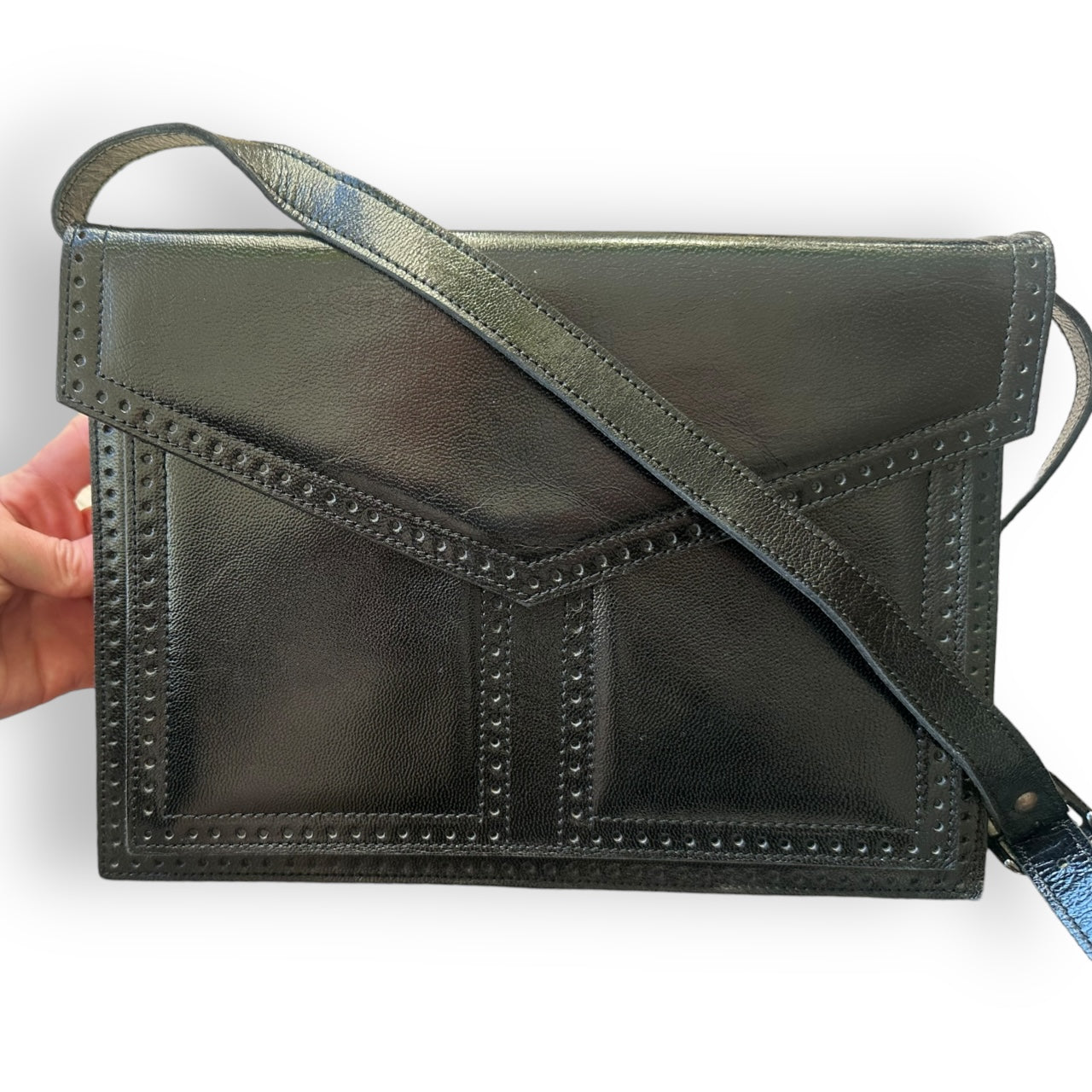 YSL Vintage Leather Shoulder Bag