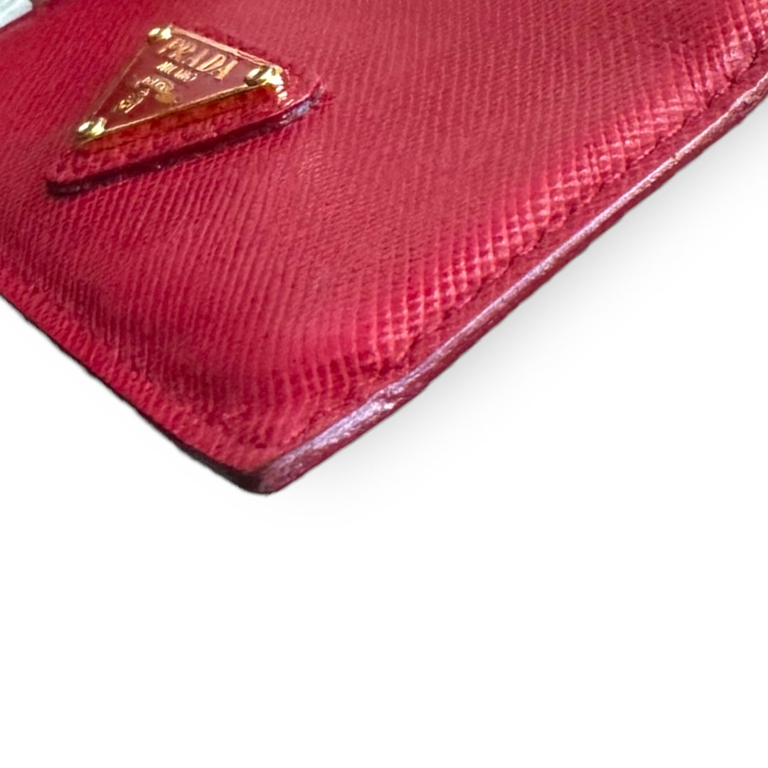 Prada Saffiano Leather Card Holder