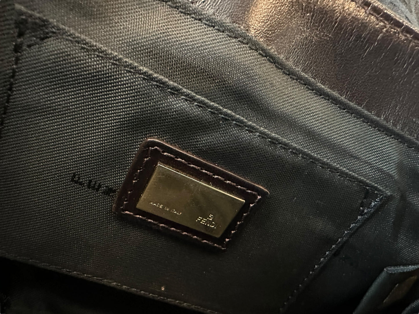 Fendi Vintage Zucca Shoulder Bag