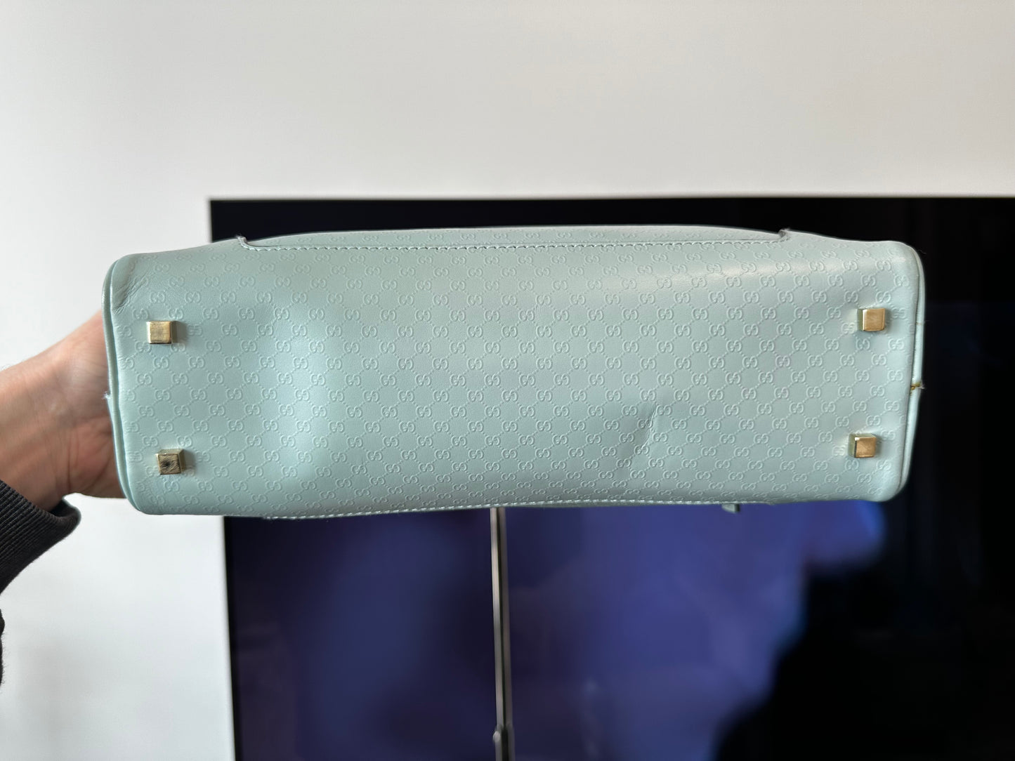 Gucci Baby Blue Mini Top Handle Bag