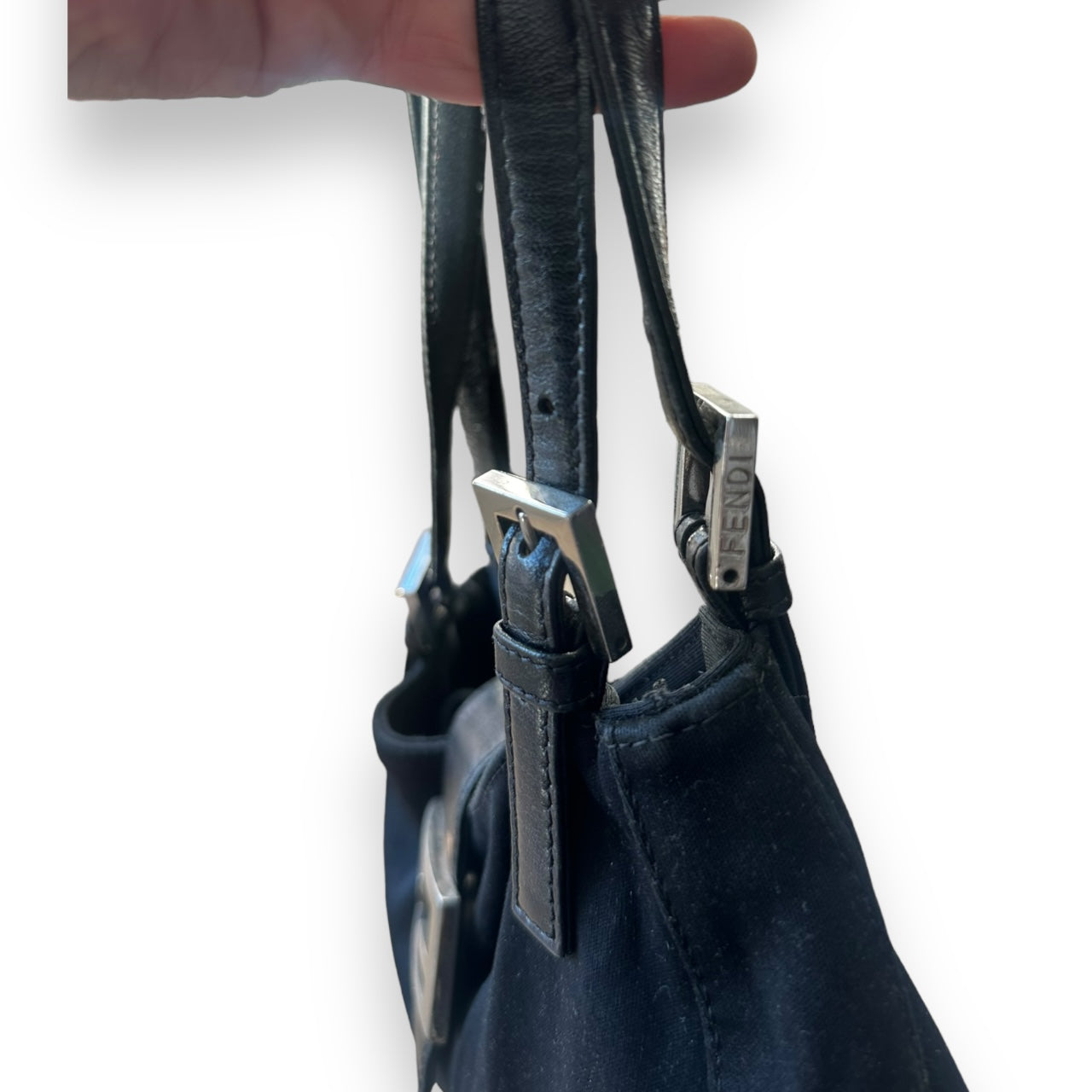 Fendi Baguette Cloth Shoulder Bag