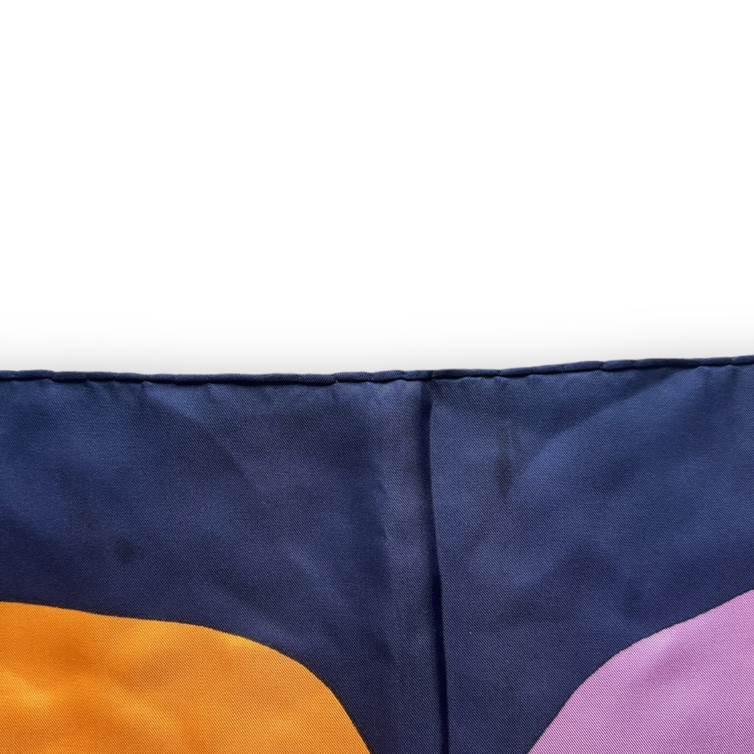 Christian Dior Vintage 100% Silk Floral Scarf