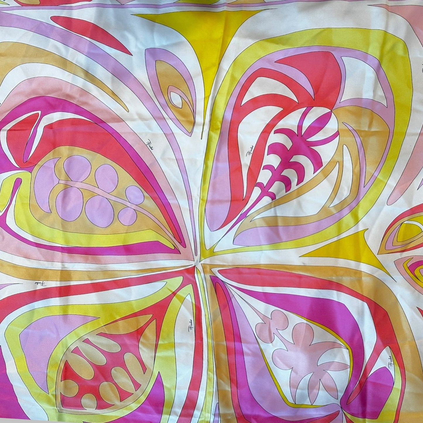 Emilio Pucci Vintage 100% Silk Scarf