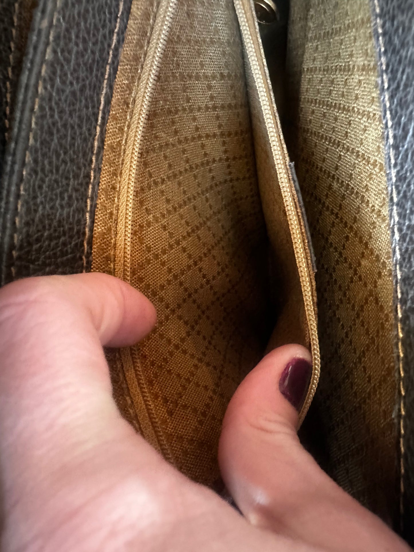 Gucci Vintage Saddle Crossbody