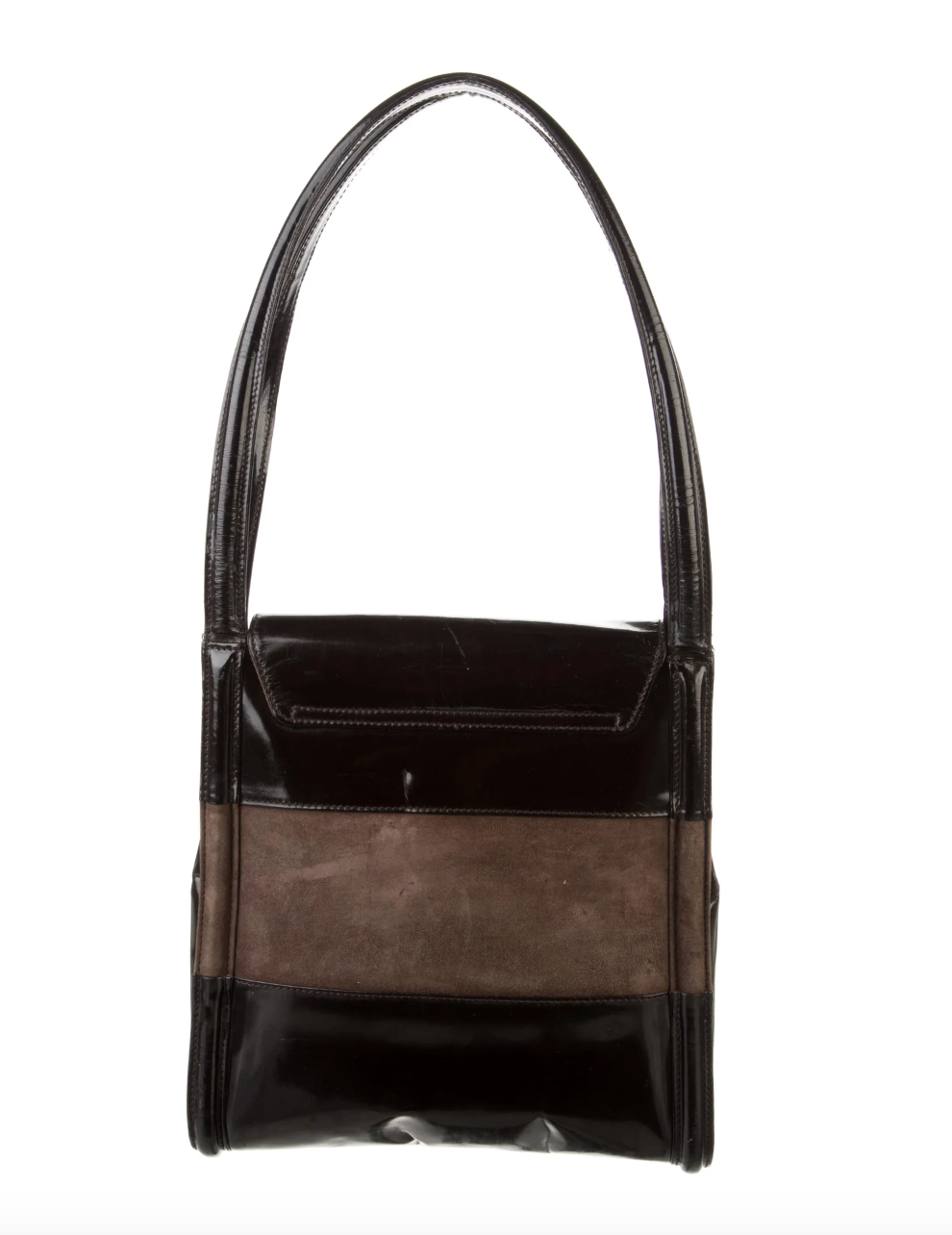 Gucci Patent Flap Shoulder Bag