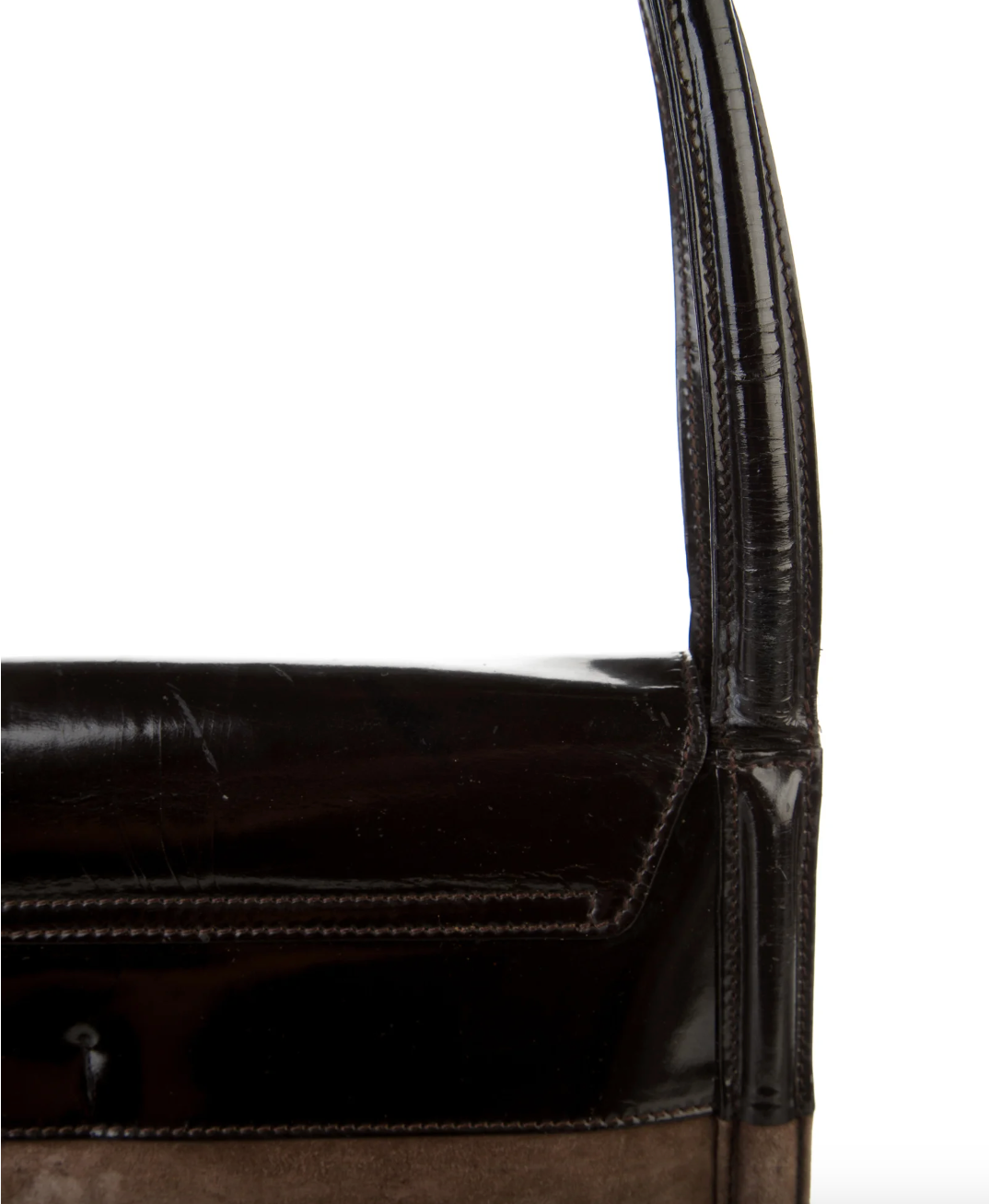 Gucci Patent Flap Shoulder Bag