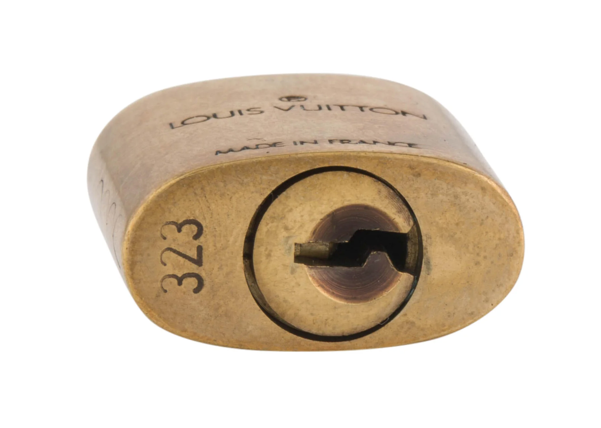 Louis Vuitton Brass Lock & Key Set