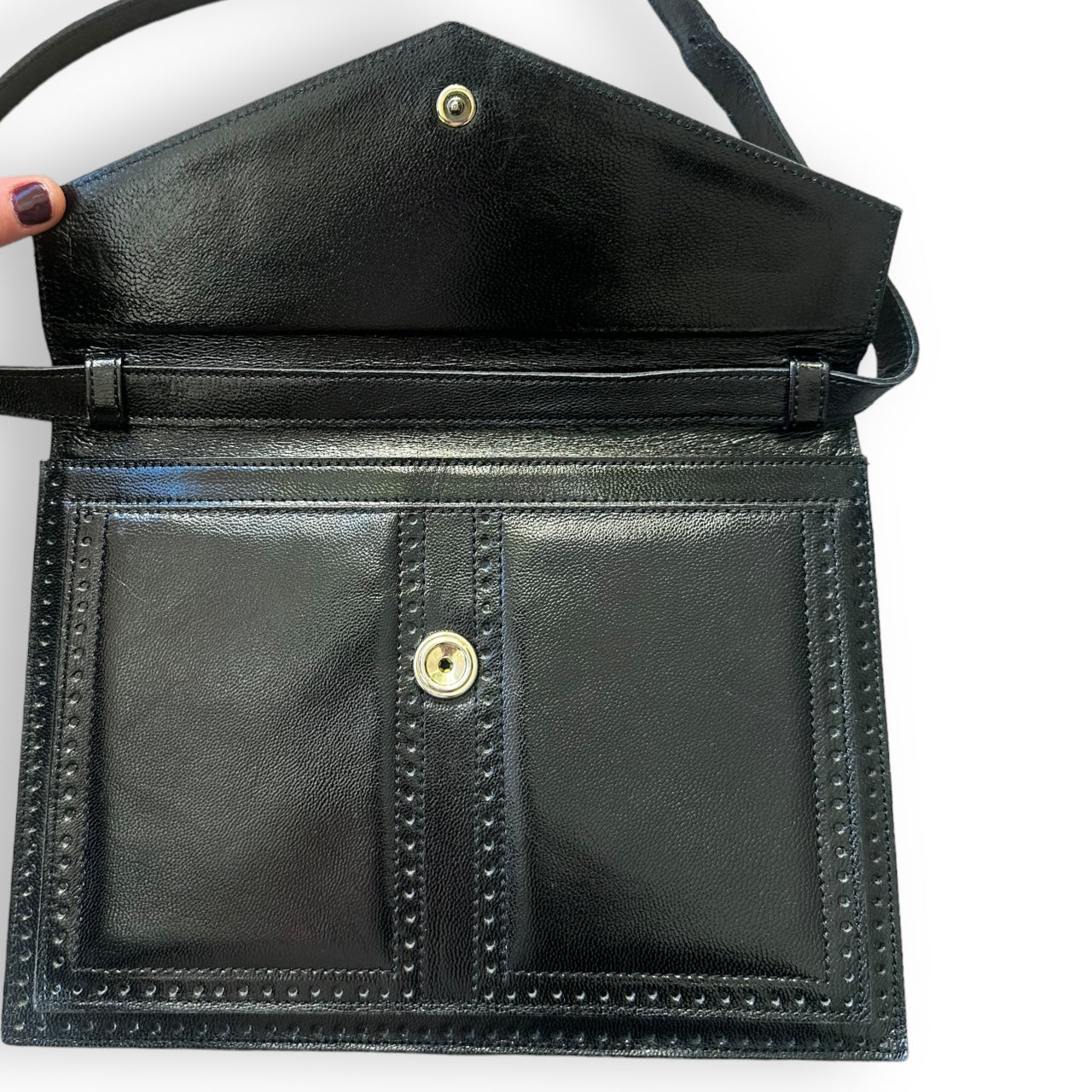 YSL Vintage Leather Shoulder Bag