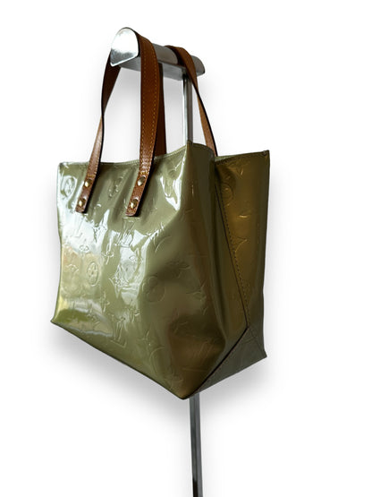 Louis Vuitton Green Brentwood Vernis Top Handle Bag