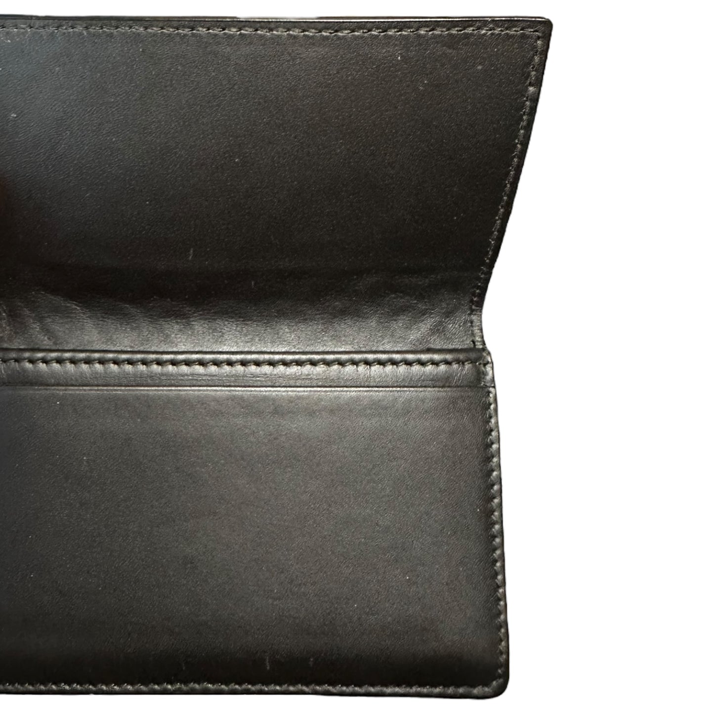 Bottega Veneta Black Nappa Intrecciato Compact Flap Wallet