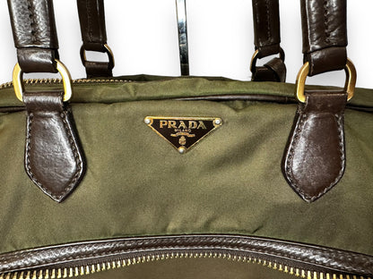 Prada Vintage Nylon Cargo Shoulder Bag