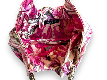 Emilio Pucci Vintage Abstract Silk Evening Bag