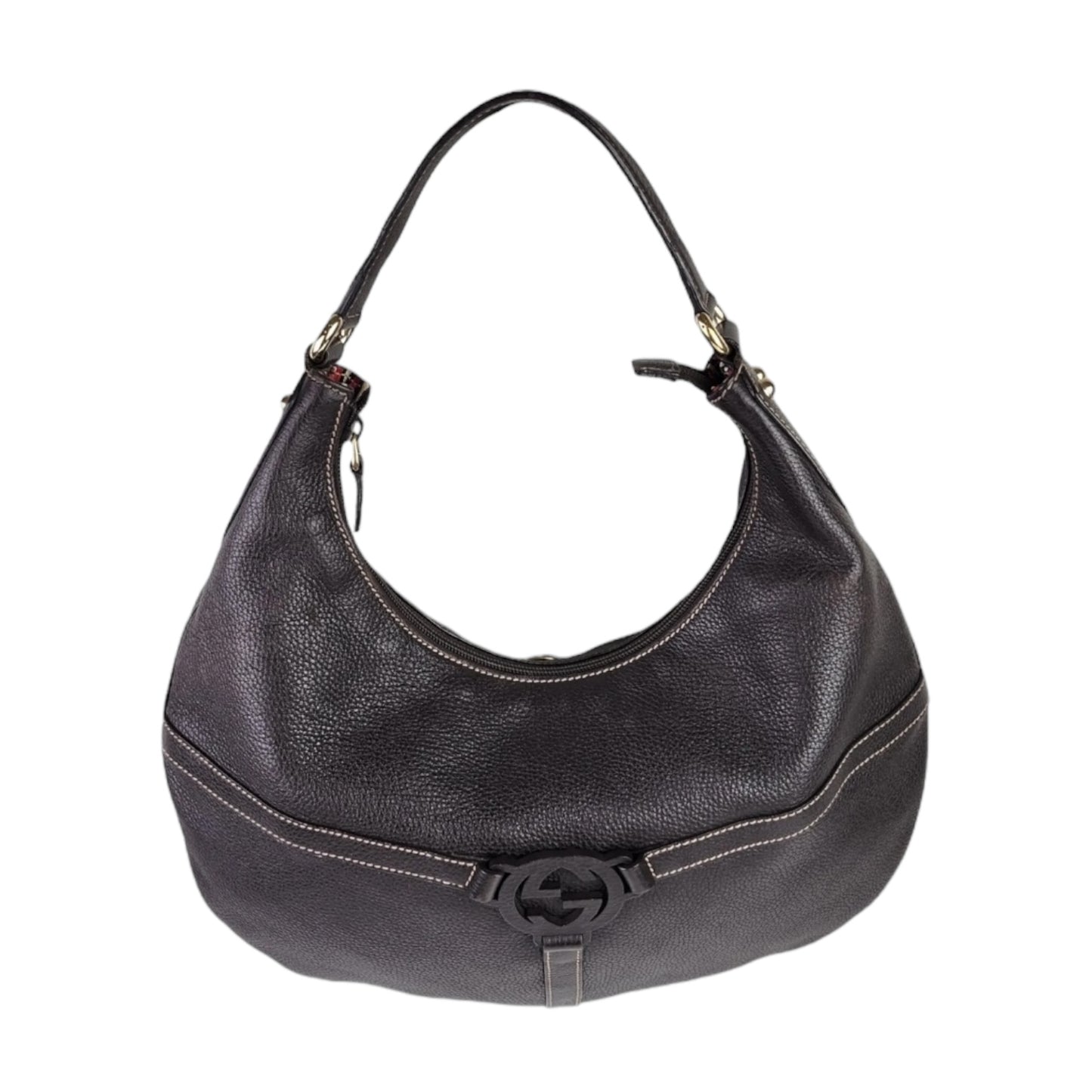 Gucci Reins Leather Hobo Bag