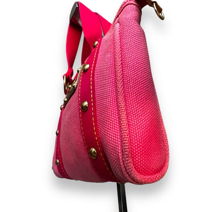 Louis Vuitton 2006 Pink Antigua Canvas Tote Bag