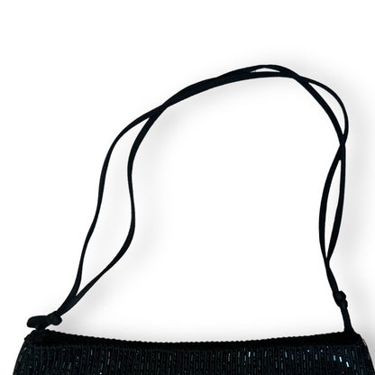Prada Vintage Satin Beaded Shoulder Bag