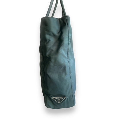 Prada Green Nylon Shoulder Bag