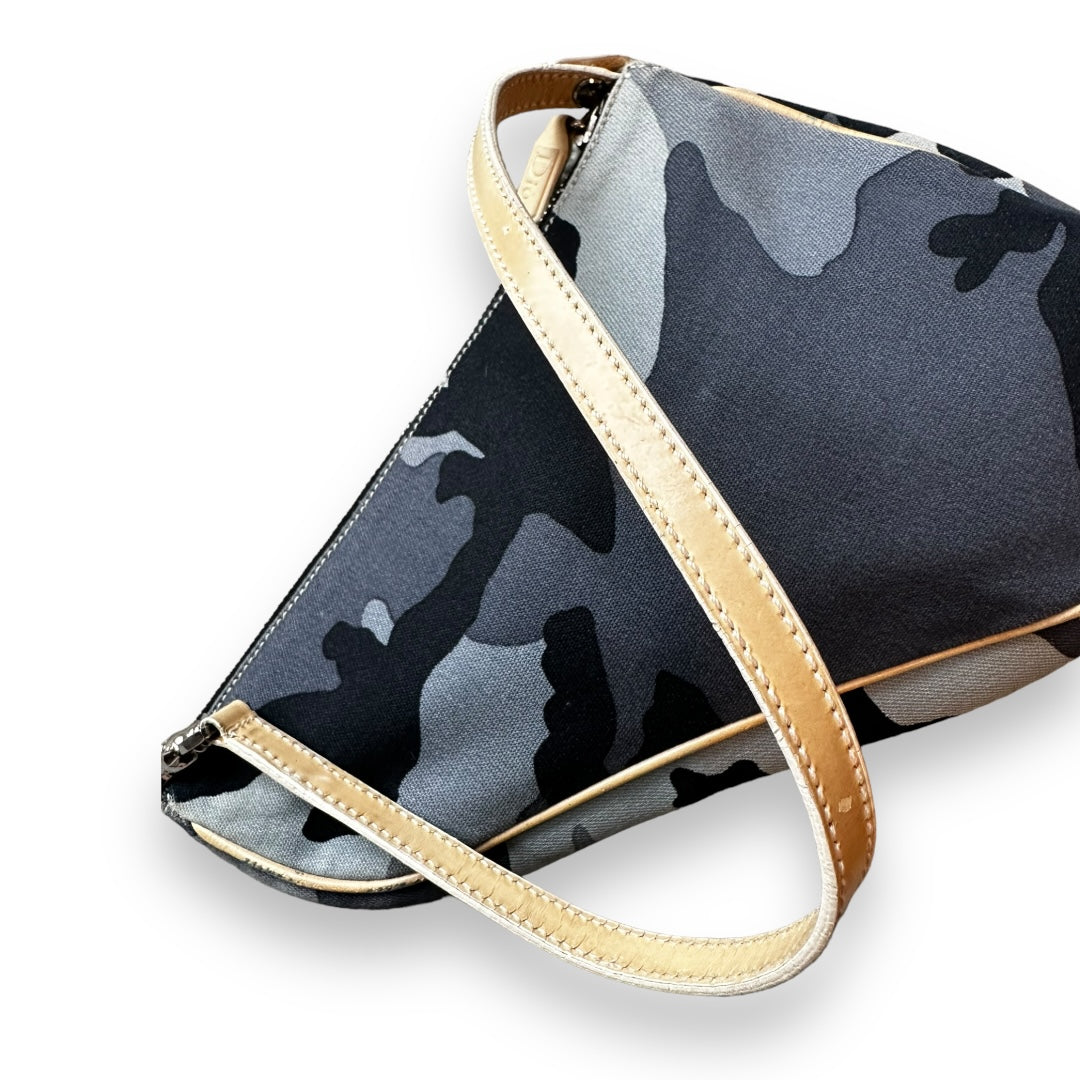 Christian Dior Mini Saddle Canvas Shoulder Bag