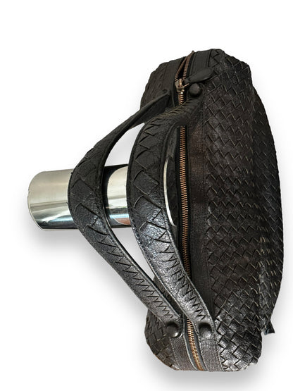 Bottega Veneta Rare Vintage Exotic Snakeskin Leather Duffle