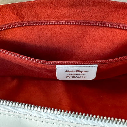 Salvatore Ferragamo Multicolor Woven Leather Handbag