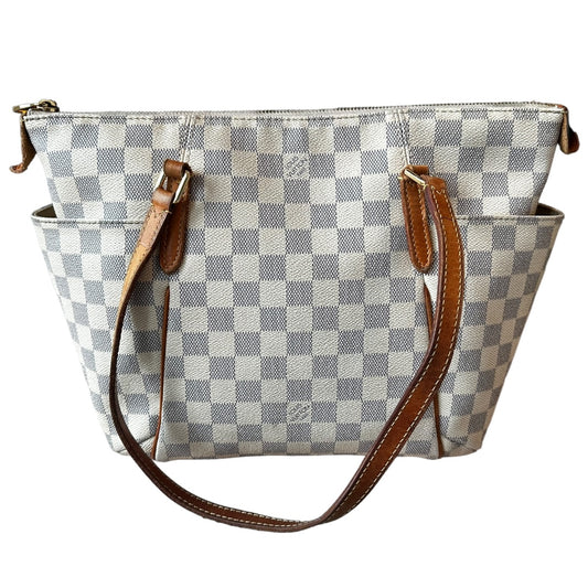 Louis Vuitton Totally Damier Azur PM Shoulder Bag