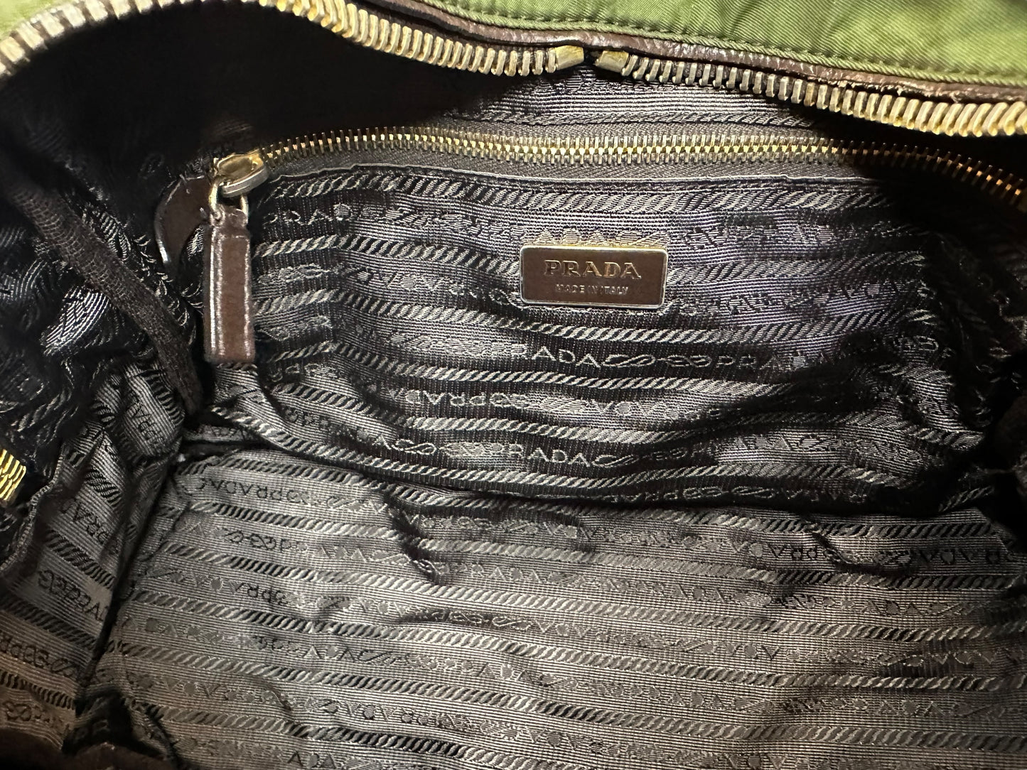 Prada Vintage Nylon Cargo Shoulder Bag