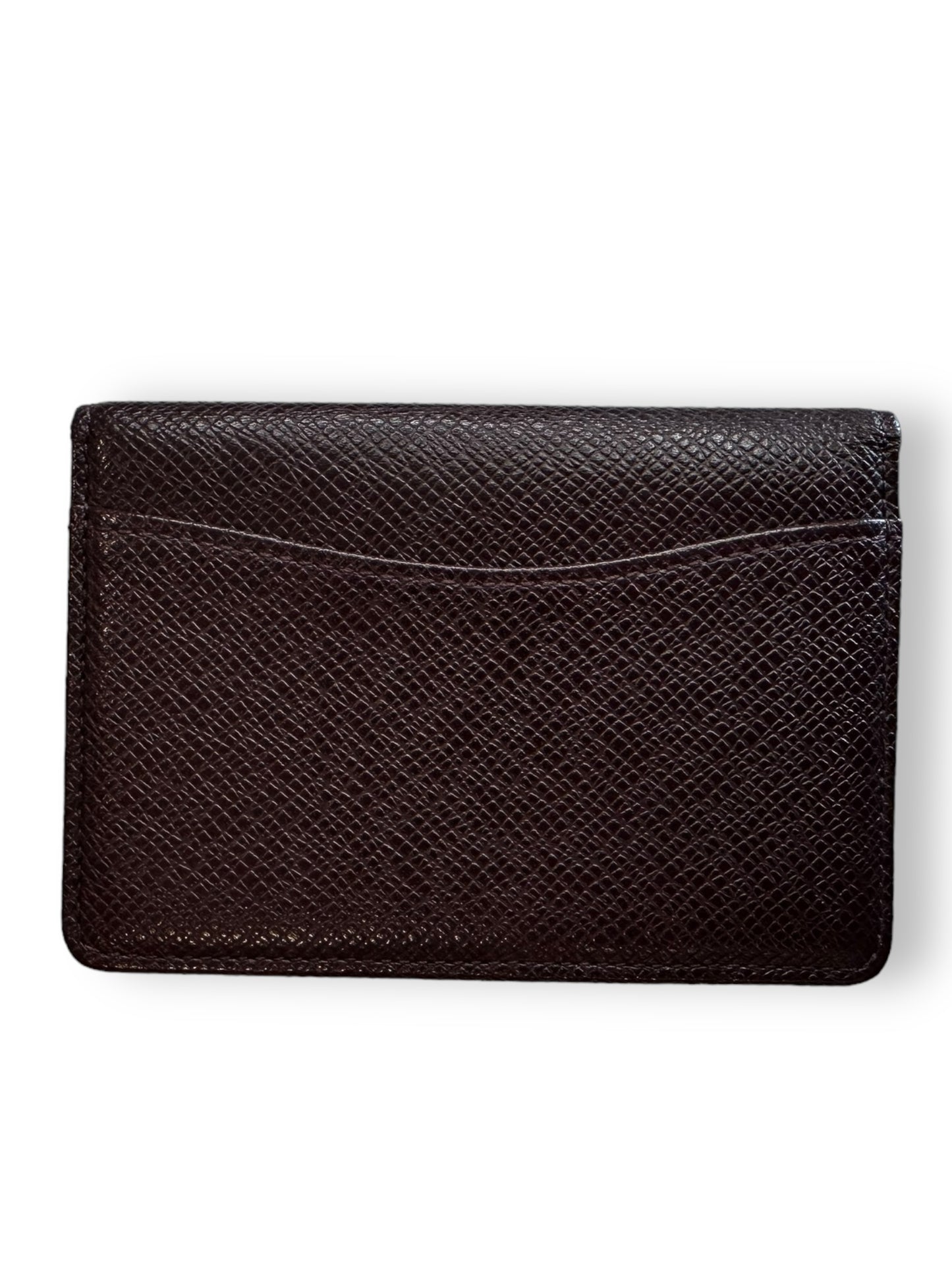 Louis Vuitton Bordeaux Taiga Leather Bifold Wallet