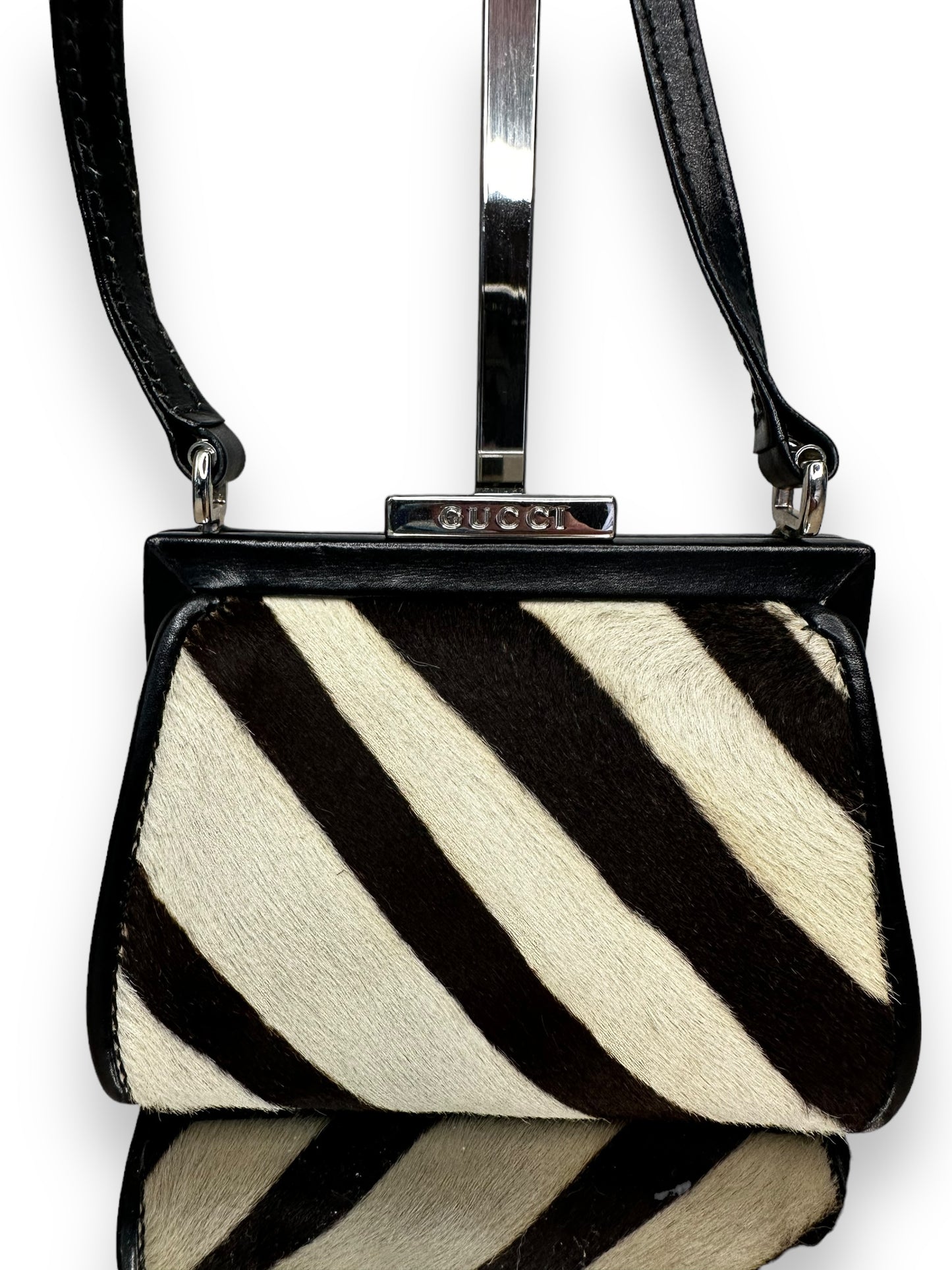 Gucci Vintage Calf Hair Mini Crossbody