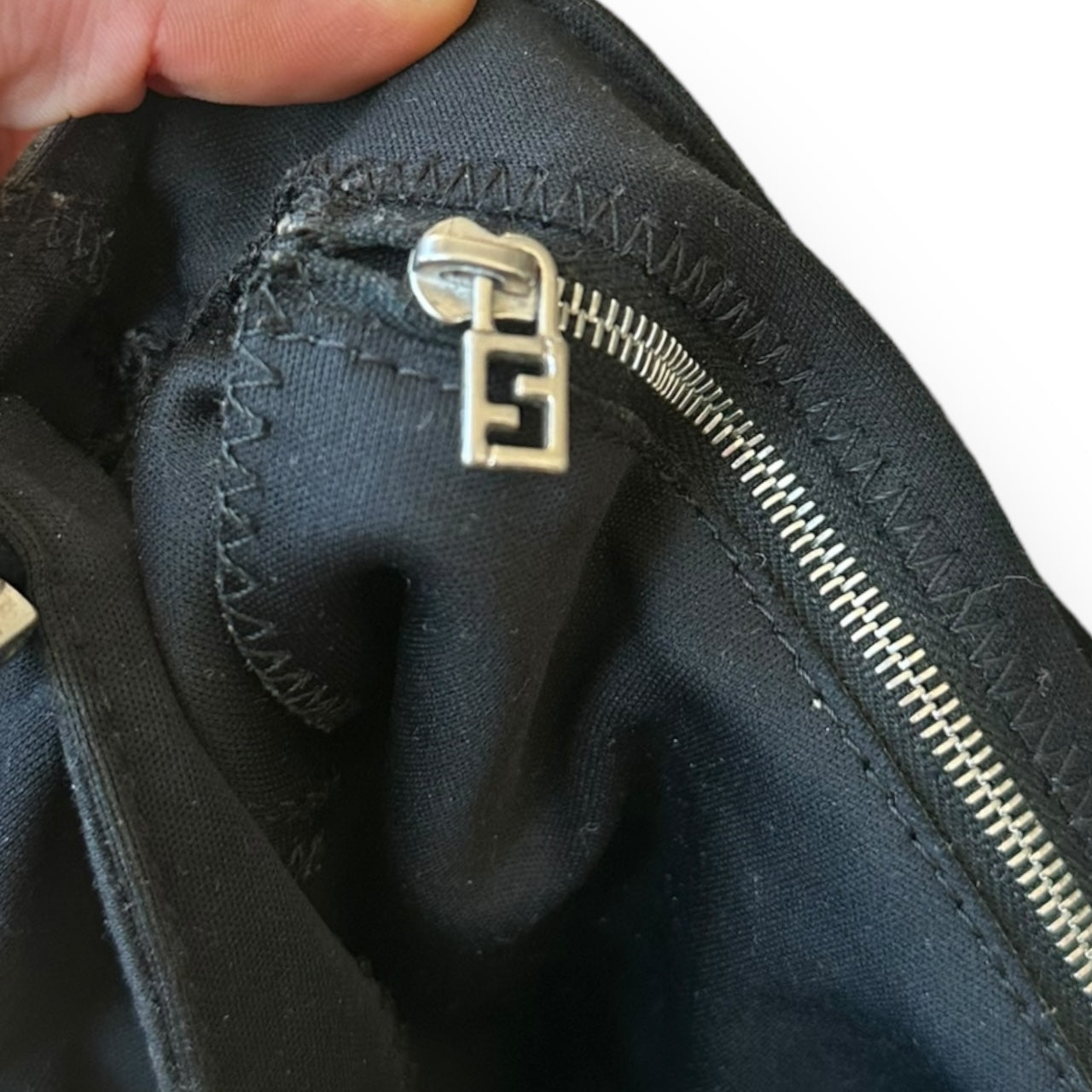 Fendi Baguette Cloth Shoulder Bag