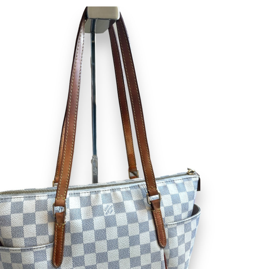 Louis Vuitton Totally Damier Azur PM Shoulder Bag