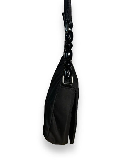 Dior Vintage Malice Pearl Nylon Shoulder Bag