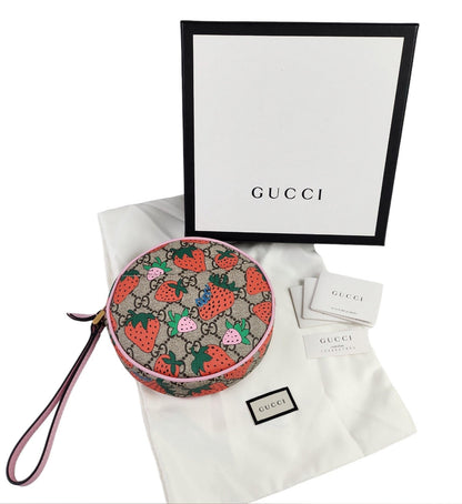 Gucci Supreme Monogram Strawberry Handbag