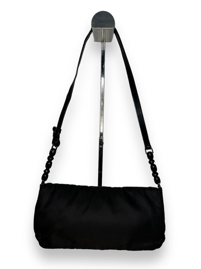 Dior Vintage Malice Pearl Nylon Shoulder Bag
