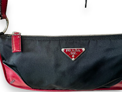 Prada Tessuto Nylon Baguette