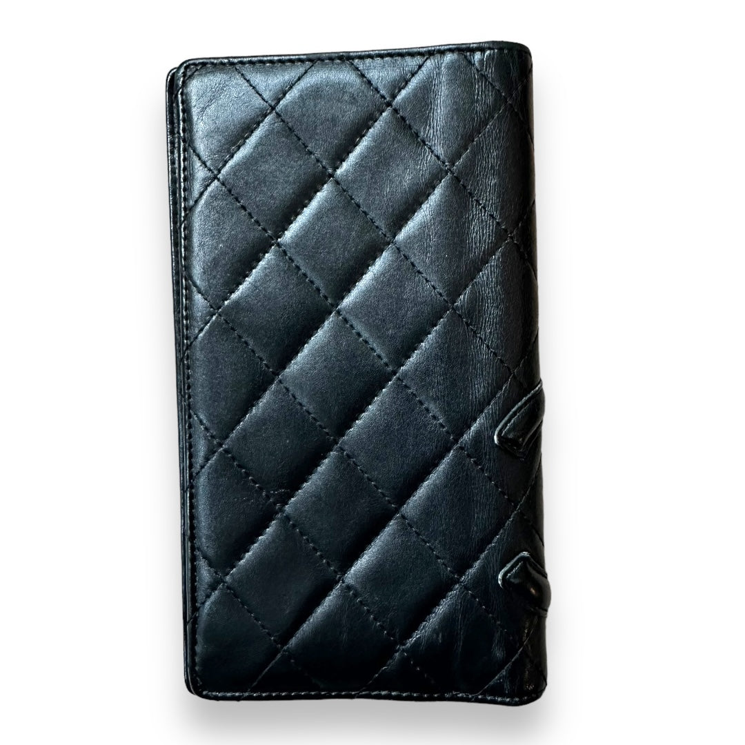 Chanel Lambskin Long Bi-Fold Wallet