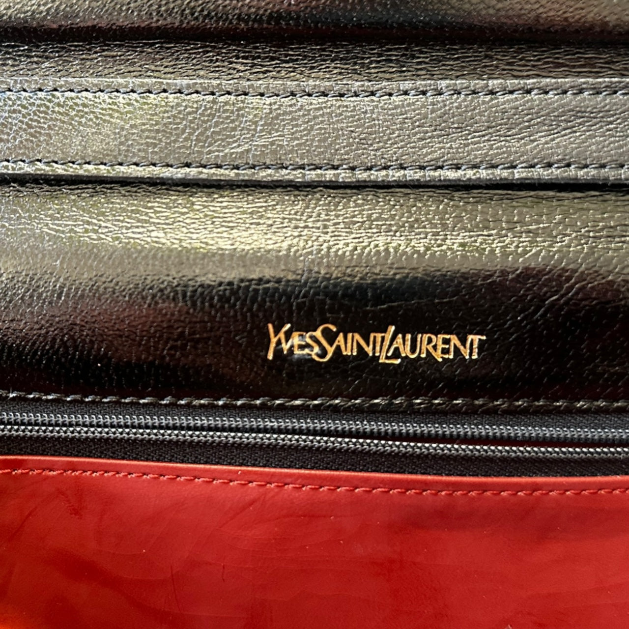 YSL Vintage Leather Shoulder Bag