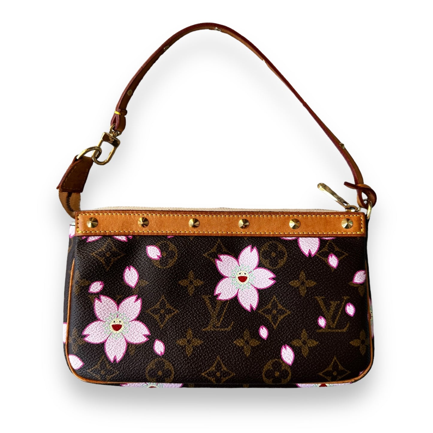 Louis Vuitton x Takashi Murakami Limited Edition Cherry Blossom Pochette