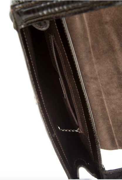 Gucci Patent Flap Shoulder Bag